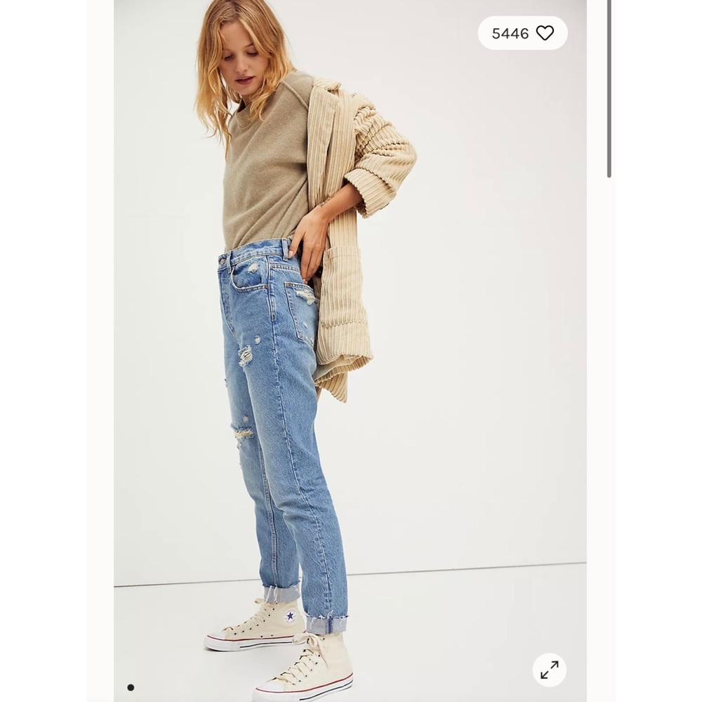 NWT! Boyish The Billy High Rise Skinny Jean in Freaks Size 27